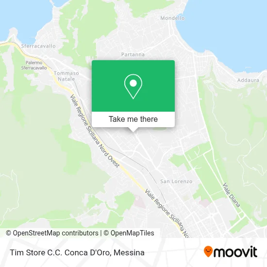 Tim Store C.C. Conca D'Oro map