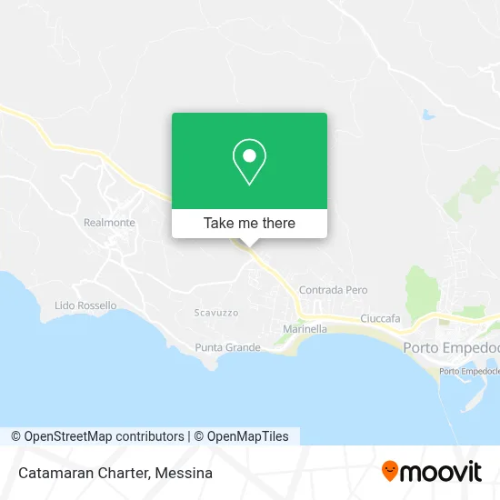 Catamaran Charter map