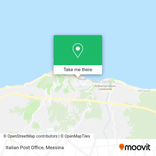 Italian Post Office map