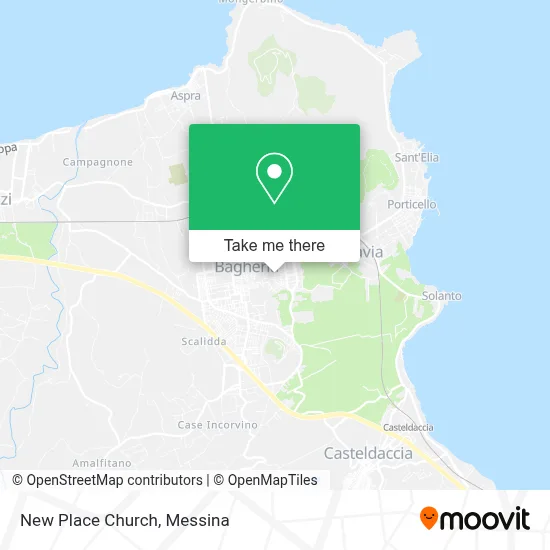 New Place Church map