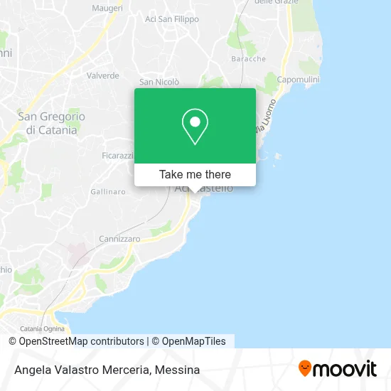 Angela Valastro Merceria map
