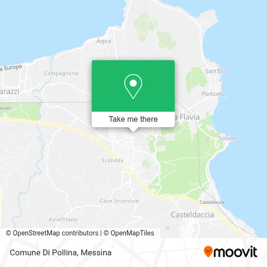 Comune Di Pollina map