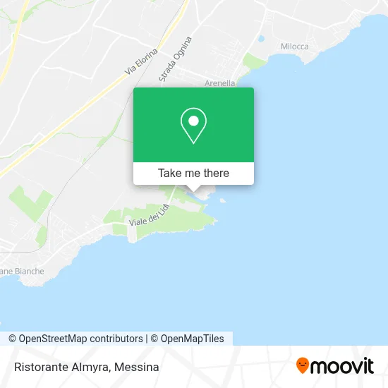 Ristorante Almyra map