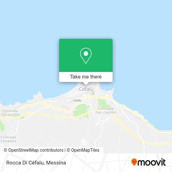 Rocca Di Céfalu map