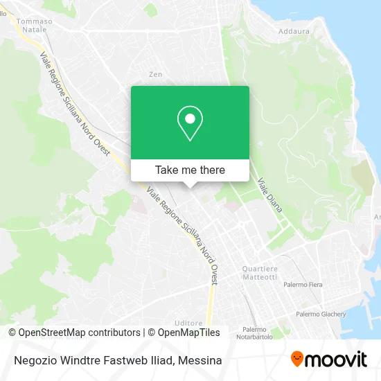 Negozio Windtre Fastweb Iliad map