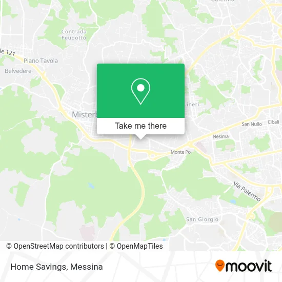 Home Savings map