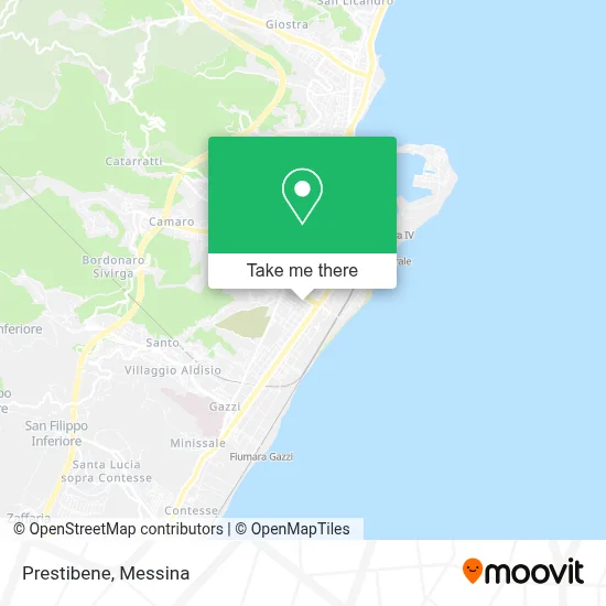 Prestibene map