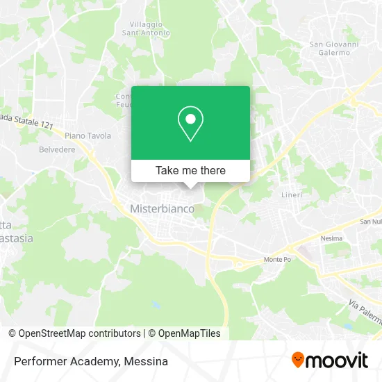Performer Academy map