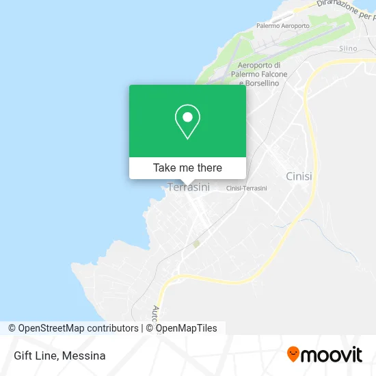 Gift Line map