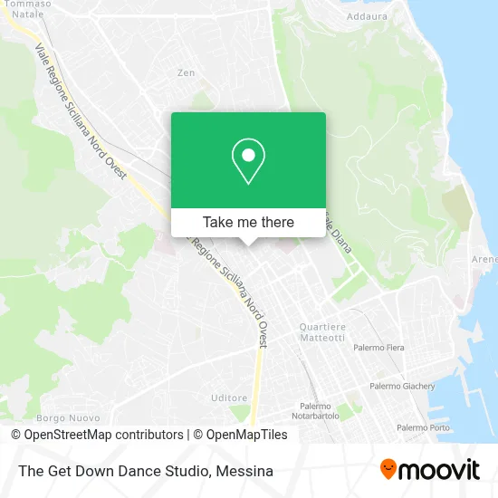 The Get Down Dance Studio map