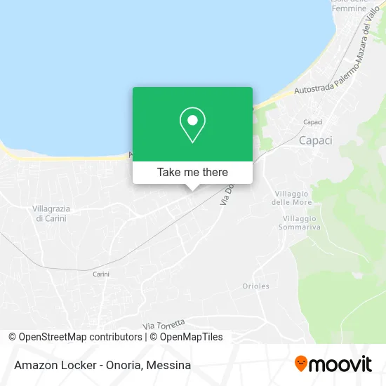 Amazon Locker - Onoria map