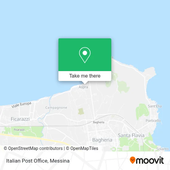 Italian Post Office map
