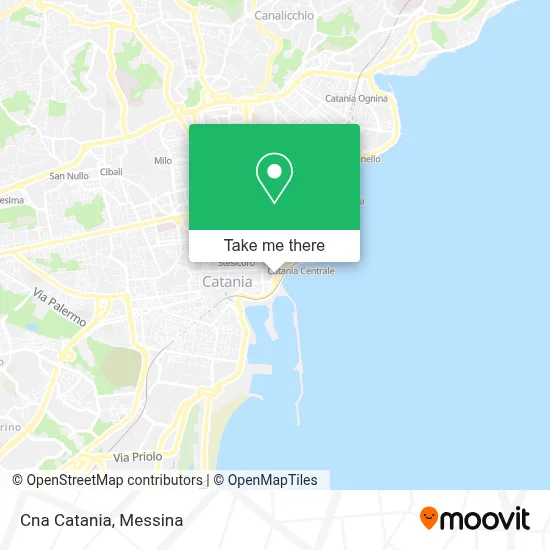 Cna Catania map