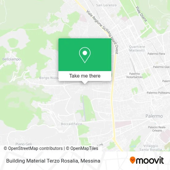 Building Material Terzo Rosalia map