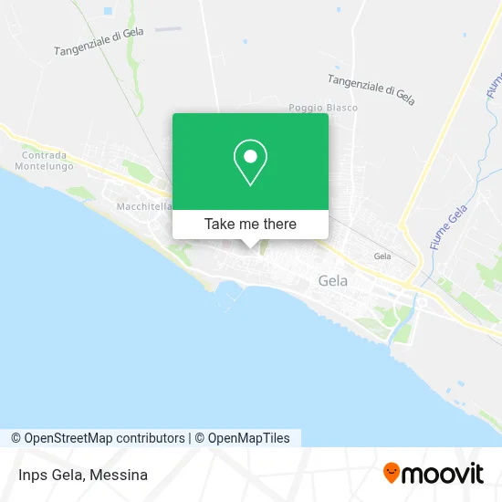 Inps Gela map