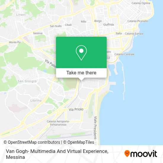 Van Gogh- Multimedia And Virtual Experience map