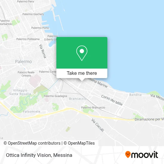 Ottica Infinity Vision map