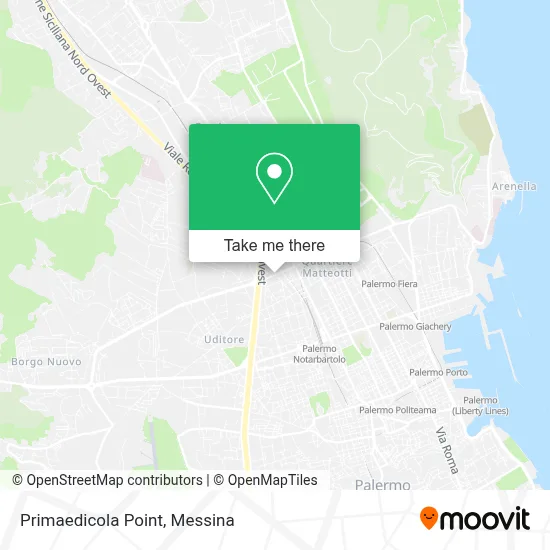 Primaedicola Point map