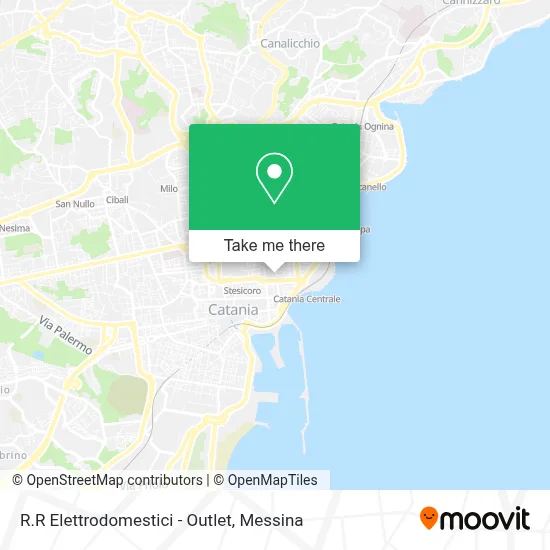 R.R Elettrodomestici - Outlet map