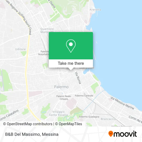 B&B Del Massimo map