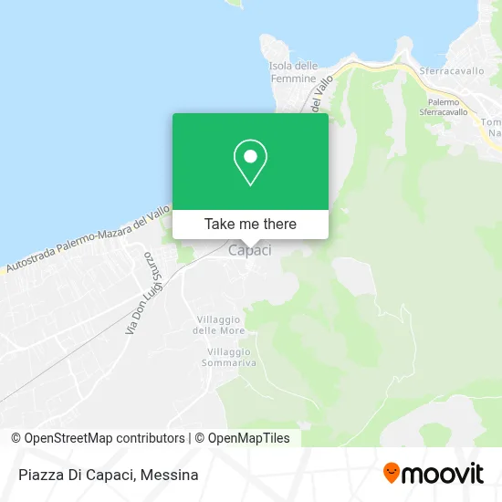 Piazza Di Capaci map