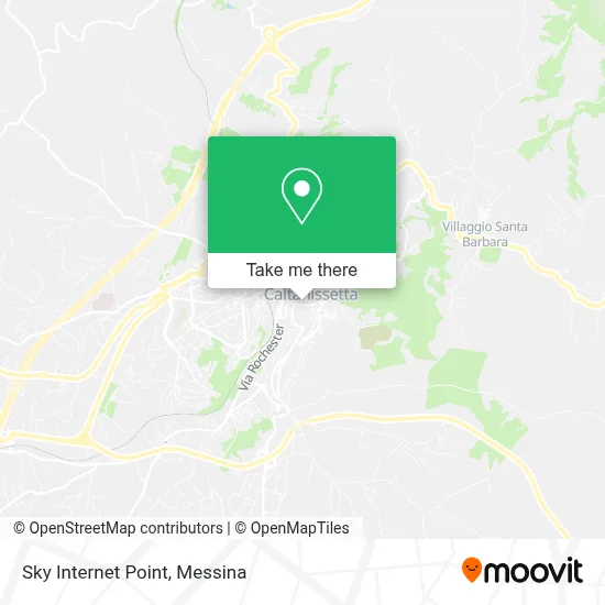 Sky Internet Point map