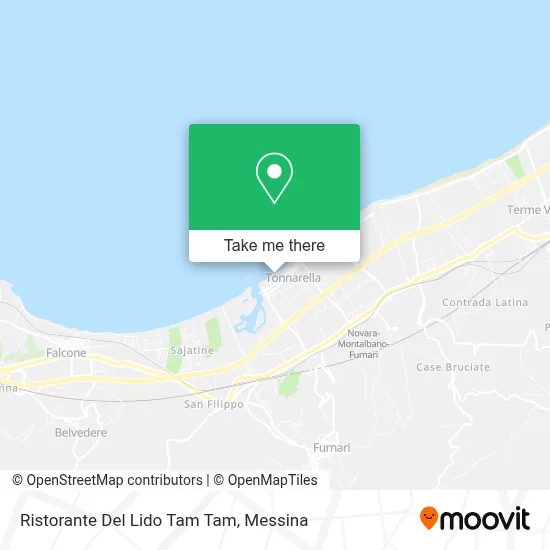 Ristorante Del Lido Tam Tam map