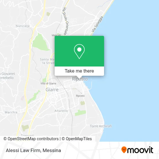 Alessi Law Firm map