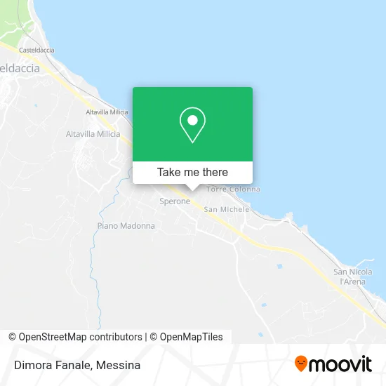 Dimora Fanale map
