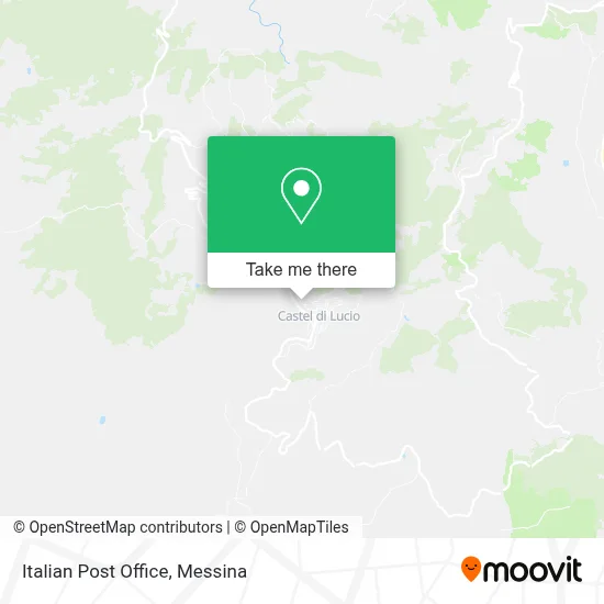 Italian Post Office map