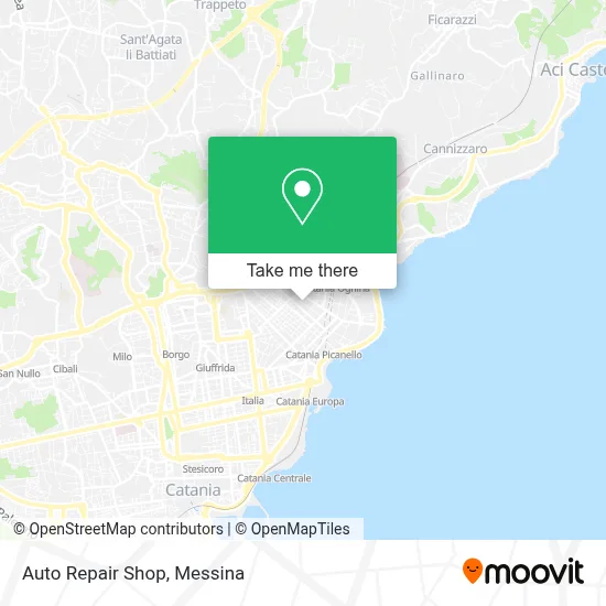 Auto Repair Shop map