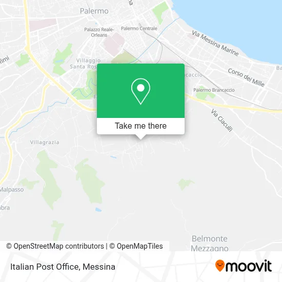 Italian Post Office map