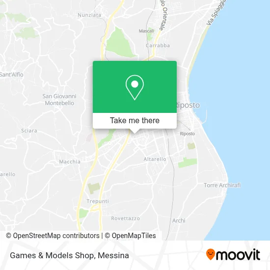 Games & Models Shop map