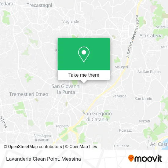 Lavanderia Clean Point map