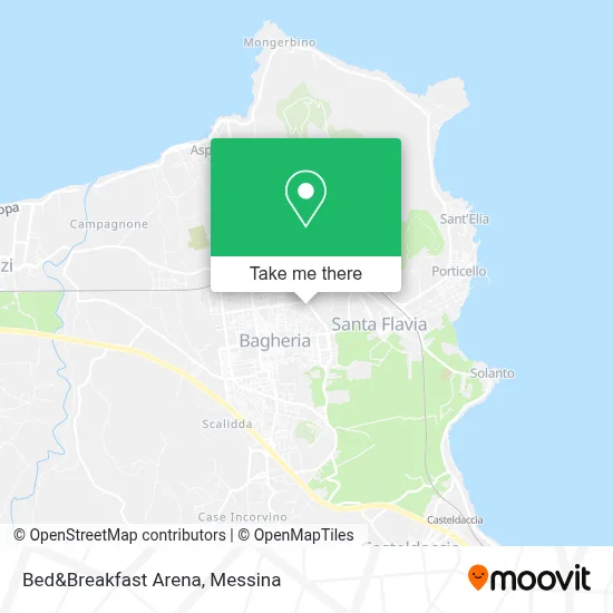 Bed&Breakfast Arena map