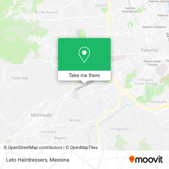 Leto Hairdressers map