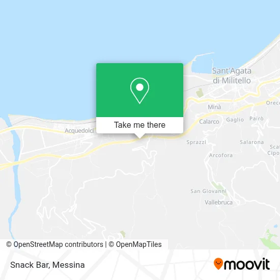 Snack Bar map