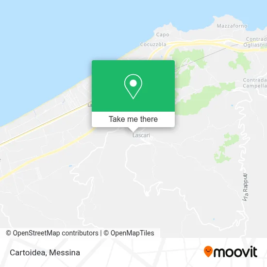 Cartoidea map