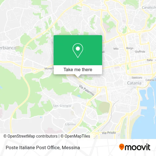 Poste Italiane Post Office map