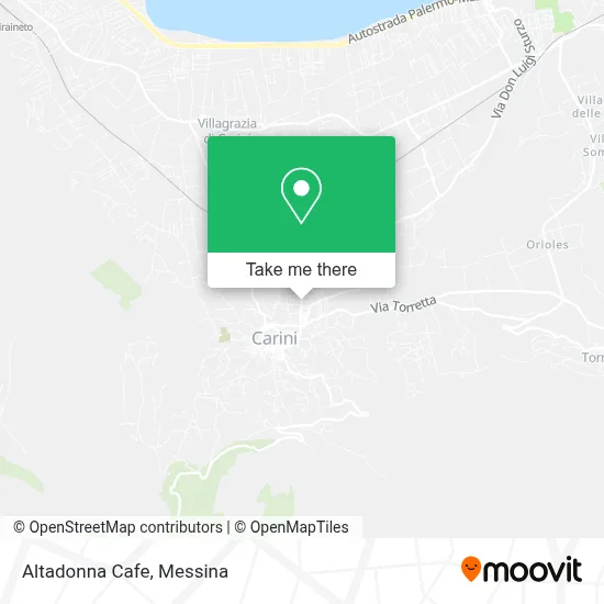 Altadonna Cafe map