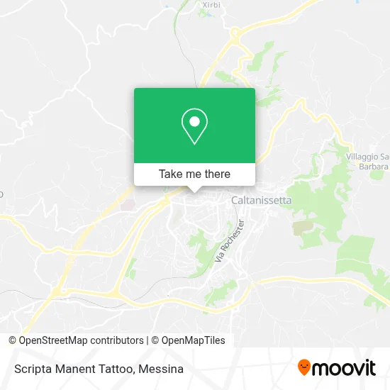 Scripta Manent Tattoo map
