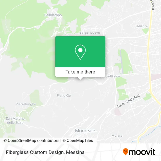 Fiberglass Custom Design map