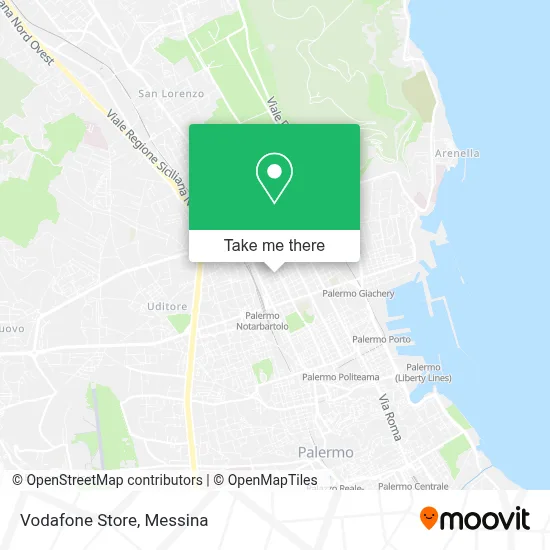 Vodafone Store map