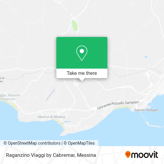 Raganzino Viaggi by Cabremar map