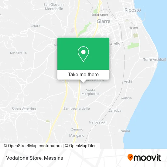 Vodafone Store map