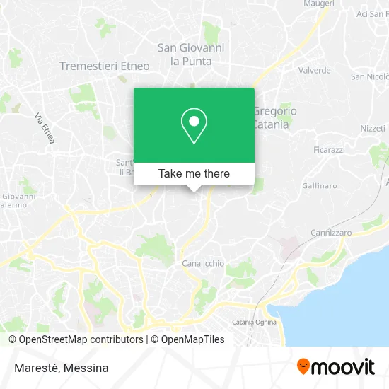 Marestè map