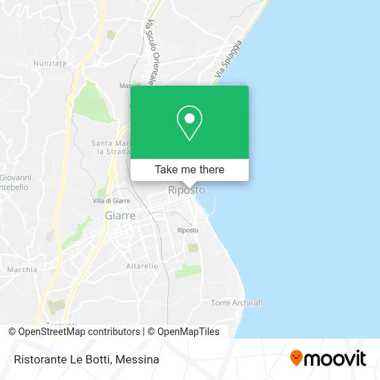 Ristorante Le Botti map