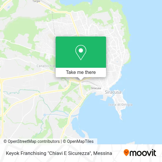 Keyok Franchising "Chiavi E Sicurezza" map