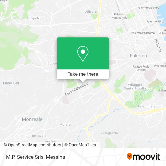 M.P. Service Srls map