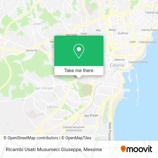 Ricambi Usati Musumeci Giuseppe map